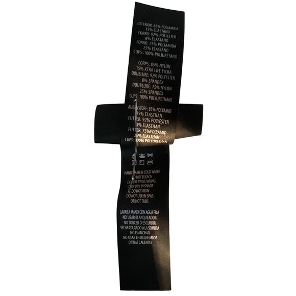 NWT Coco Reef PerfectionFit Tropical Palm Print Tankini Top Adjustable Strap 38E - Picture 10 of 12